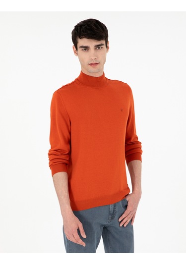 Pierre Cardin Erkek Turuncu Kazak /triko 50296614-vr051 Turuncu