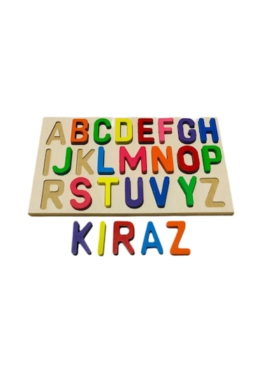 Ahşap Bultak 3'ü Bir Arada Set Alfabe-işlemler-arapça Eğitici Puzzle Yapboz