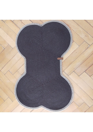 Kedi Köpek Kemik Şekli Mama Altlığı/evcil Hayvan Mama Paspası