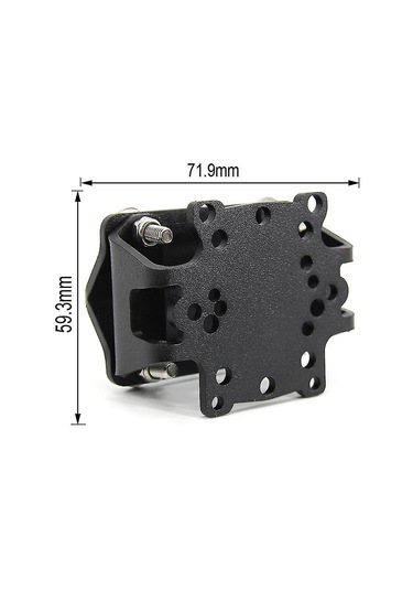 Ranyeek Yamaha Tenere 700 İçin Dayanıklı Metal Navigasyon Tutucu - Gps, Akıllı Telefon Ve Gopro Uyumlu, 5 Dakikada Monte Edilebilir Siyah Diğer