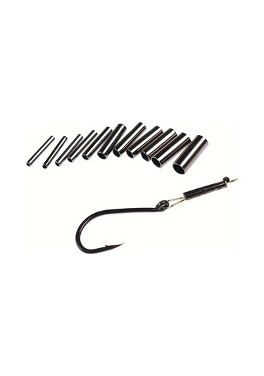 Dashanshop 1.8mm X 8mm 80 Adet Dayanıklı Balıkçılık Bakır Manşon Seti, Tatlı Ve Tuzlu Su Balıkçılığı Aksesuarları