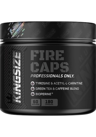 Kingsize Nutrition Fire Caps 180 Kapsül