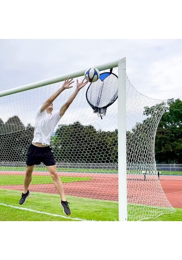 Homyl Futbol Üst Kutuları Hedef Ağı Top Doğruluk Eğitimi Siyah