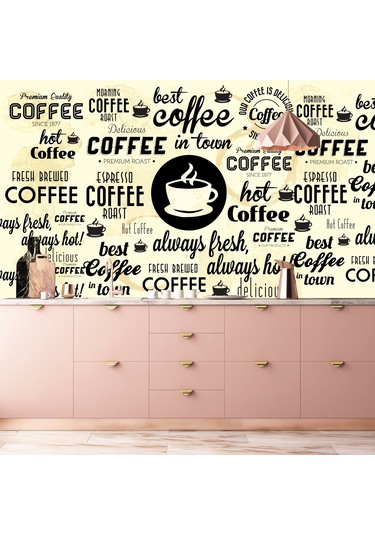 Mutfak Duvar Kaplama Folyosu Kahve (323331657)