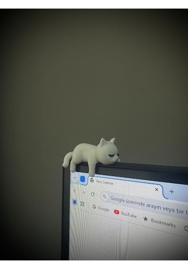 Sevimli Uyuyan Kedi Araba Dikiz Aynası Süsü - Araç İçi Aksesuar Süsü - Mutfak Süsü Torpido Süsü Kedi