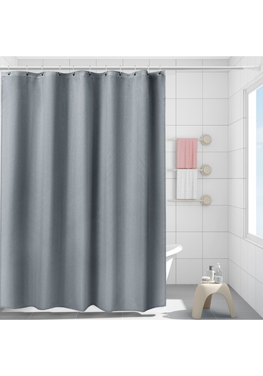 Duş Perdesi 180x180 Tekstil Banyo Perdesi Küf Tutmaz, Su İtici, Yıkanabilir Diğer