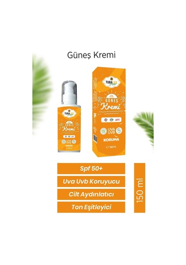 Tubalife Uva - Uvb Koruyucu Güneş Kremi SPF50+ 150 ML