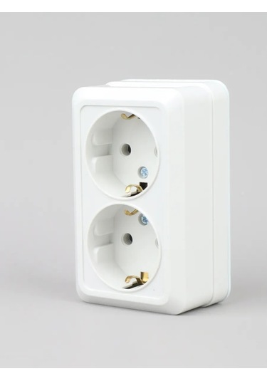 Tdmelectric Ünyeli Çift Priz, Topraklamalı Dış Mekan 16a 250v 143049059 Topraklamalı