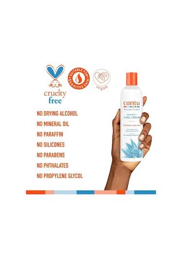 Cantu Weightless Ağırlaştırmayan Bukle Belirginleştirici Krem 295 ML