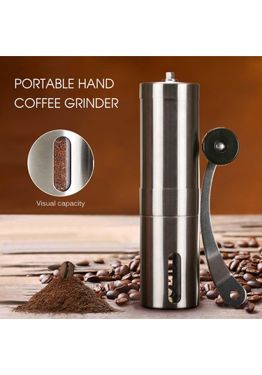 Reedark "taşınabilir Manuel Kahve Değirmeni - Ayarlanabilir Seramik Bıçaklı, Paslanmaz Çelik, Seyahat Ve Ev Kullanımı İçin"