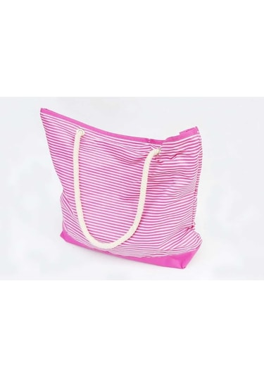 Pazar Çantası Alışveriş Çantası Plaj Çantası Günlük El Çantası Pembe