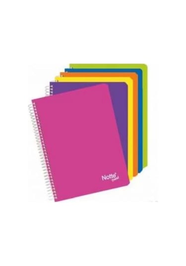 Notte A5 100/4 Plastik Kapak Spiralli Trend Defter