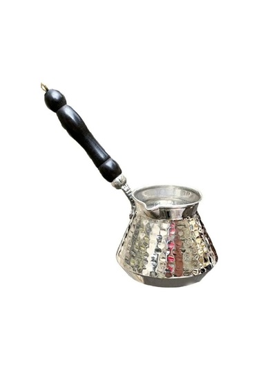 Cezve Tombik Bakır Gümüş Kaplama