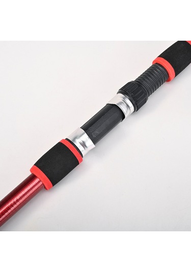 Qingmipy Mavi Teleskopik Olta Seti - Cam Fiber Kamış, Makine, Çanta Ve Olta Malzemeleri Dörtlü Paket 44cm-173cm