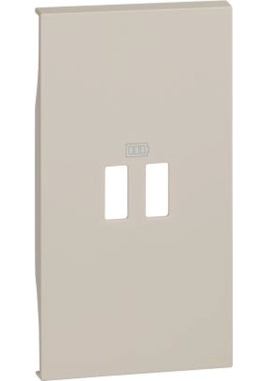 Bticino - Usb Şarj Prizi İçin Kapak, 2m, Kum Beji