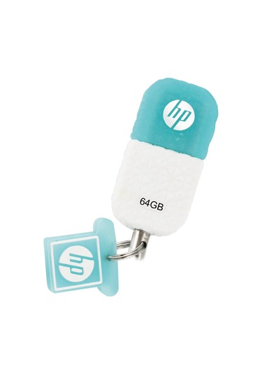 Vkemall Hp V175w 64gb Usb2.0 Bellek Sticki - Kauçuk Malzeme, Su/dolgu/şok Dayanıklı, Mini Taşınabilir Veri Transferi