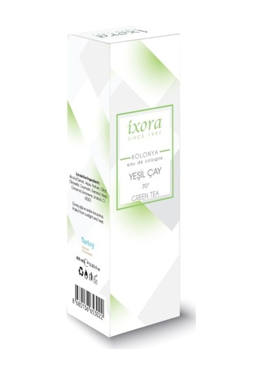 Ixora 70 Derece Yeşil Çay EDC Kolonya 400 ML
