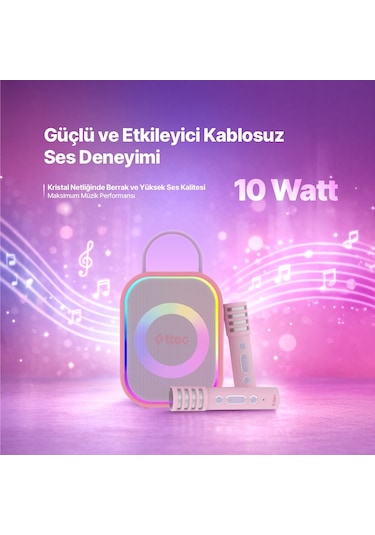 Ttec Vocalmate Taşınabilir Kablosuz Çocuk Karaoke Seti - 2bh18