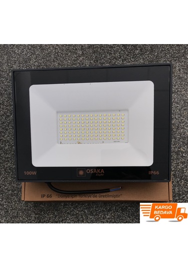 Osaka 100w Smd Alüminyum Döküm Kasa Led Projektör Beyaz