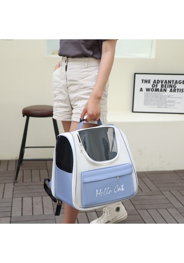 Hangfox 5021 Pembe Kedi Sırt Çantası - Spor Stili, Konforlu, Nefes Alabilir, Taşınabilir, Büyük Kapasiteli Evcil Hayvan Taşıma Çantası