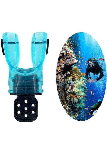 Dolıty Tüplü Dalış Yüzme Lokması Ağızlık Yeşil