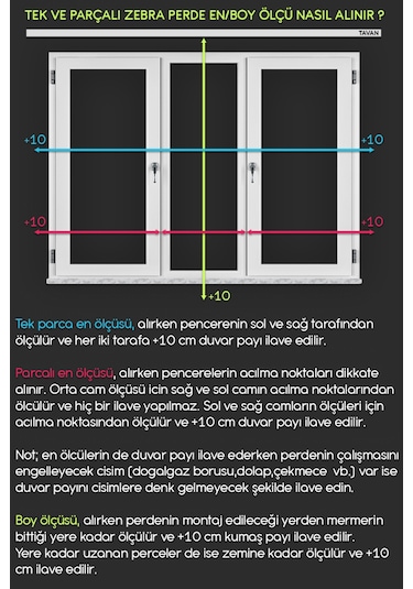 Zebra Perde, Beyaz, Alüminyum Sistem