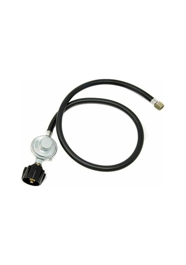 Pazly Propan Tankı Uzatma Hortumu Ve Regülatörü - Gazlı Barbekü Izgara Isıtıcı Lp Siyah