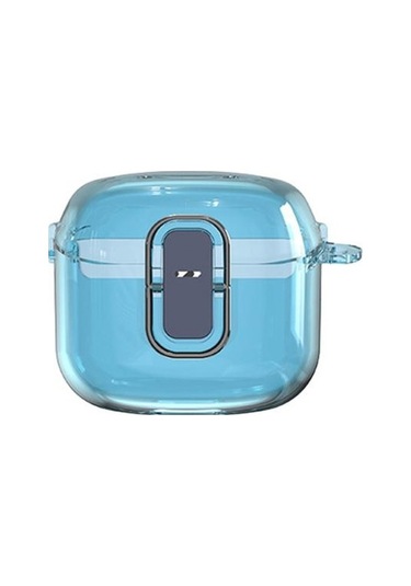 Novahub Şeffaf Kulaklık Koruyucu Kılıf Toz Geçirmez Su Geçirmez Aşınmaya Dayanıklı Koruyucu Kılıf Jbl Tune Flex Kulaklıklar İçin Mavi Mavi