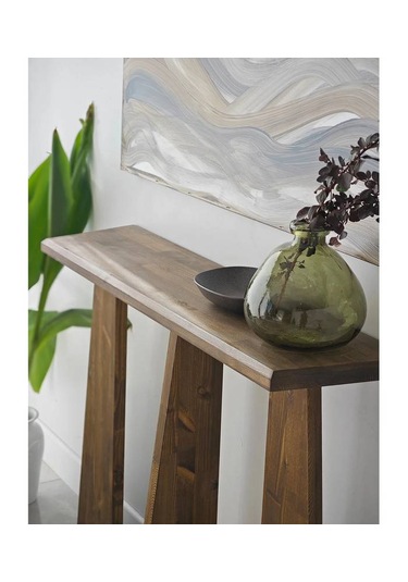 Ela Wood Working Cleopatra Masif Ağaç Dresuar 100cm Ceviz