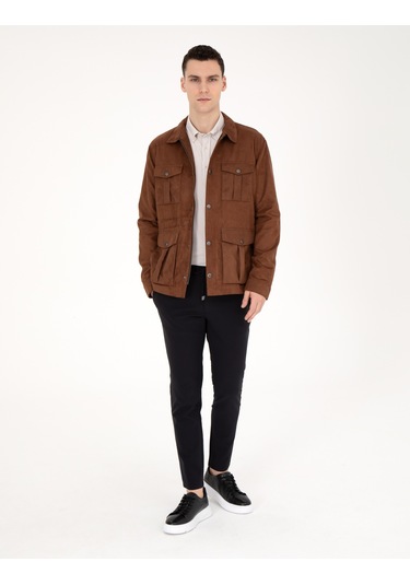 Pierre Cardin Erkek Kahverengi Deri Mont-kaban 50291006-400 Kahverengi