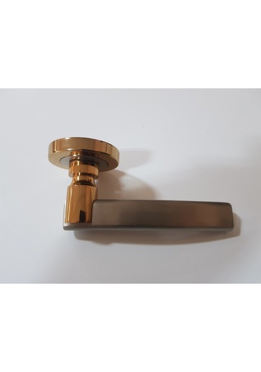 Çelik Kapı Kolu Rozetli Elit Albrifin Saten Sağ