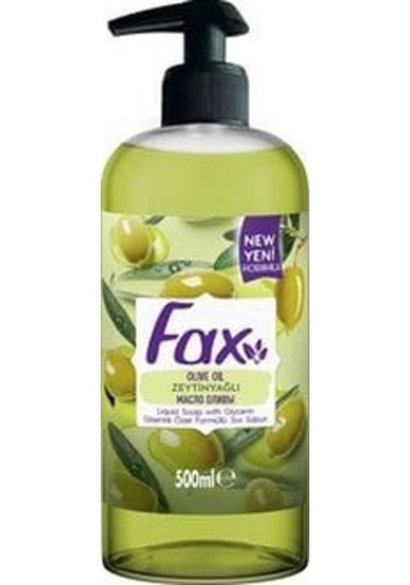 Fax Sıvı Sabun 500 Ml Pompalı 3 Lü Karma Paket