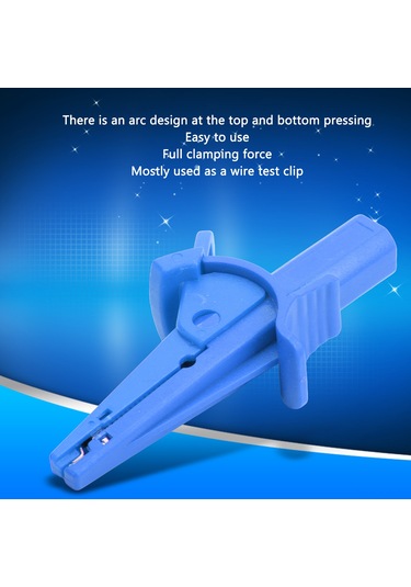 Youmex Mavi 20mm Açılışlı Islak Test Klembi, 4mm Muz Soketi İle, Otomobil Ve Kamyon Elektrik Projeleri İçin 600v-1000v/10a Güvenli Isolasyon