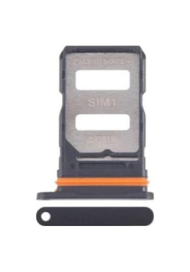 Xiaomi Uyumlu Poco X7 Pro Sim Kart Tepsisi Siyah 2412dpc0ag, 2412dpc0aı