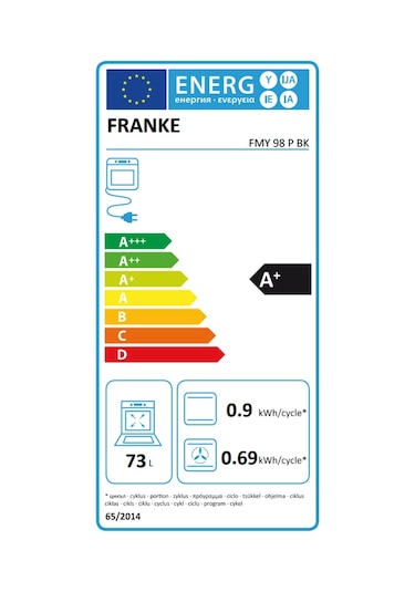 Franke Mythos FMY 98 P BK 73 LT Ankastre Fırın