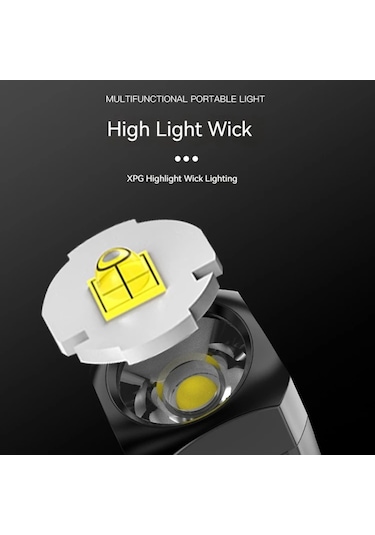 Cbtx Mns3 Açık Anahtarlık Mini El Feneri Manyetik Acil Aydınlatma Aracı Taşınabilir Led Gece Lambası