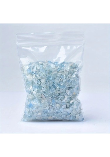 Willowhaven 100g Akuamarin 8-12mm Doğal Kristal Çakıl Takı Ve Dekorasyon