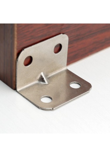 10 Adet Köşe Kodu 30 20mm Yataklar Fırçalanmış Korozyona Dayanıklı