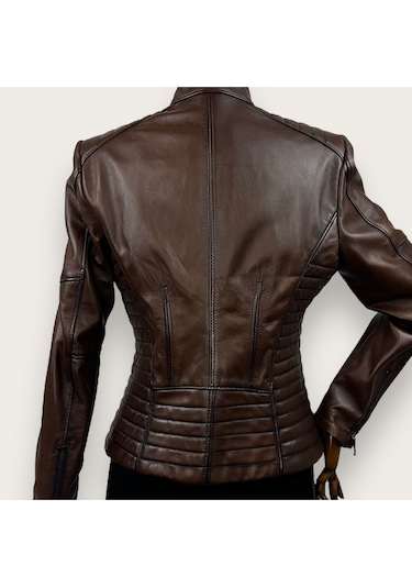 Always Leather Usta İşi Özel Dikim Ceket 1803440003 Kahverengi