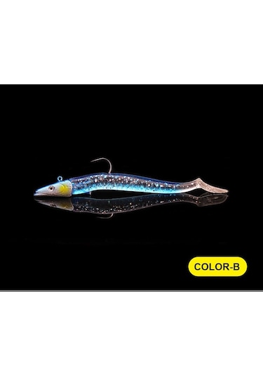 Profisher 5 Renk Silikon Yapay Metal Kafalı Yem 11 CM 10 G