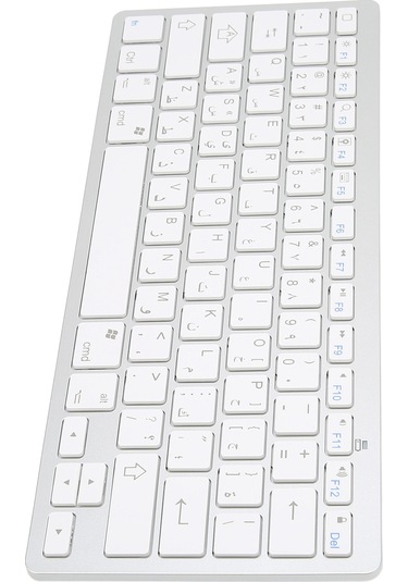 Tenfowee 78 Tuşlu Bluetooth Kablosuz Ultra İnce Klavye - İpad/windows/mac/android Uyumlu, Sessiz Yazma, 10m Mesafe, Aaa Pil Gereklidir İçermez