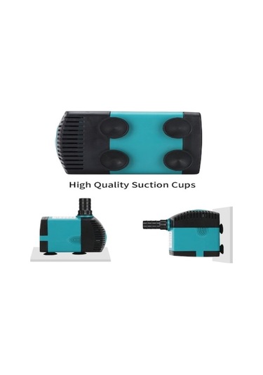 Fortunelane Deniz Suyu Devirleme Motoru - Akvaryum Ve Balık Havuzu İçin Derin Su Pompası Avrupa Standartı Kırmızı Model