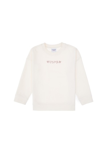U.s. Polo Assn. Kız Çocuk Sweatshirt 50317960-vr256 İnci