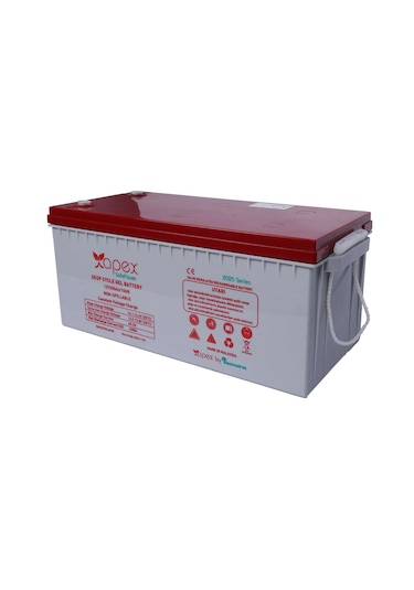 12v 200ah Safepower Jel Akü Apex
