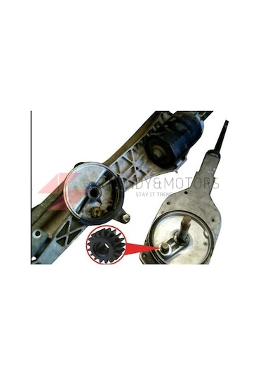 Mercedes W140 Silecek Motor Tamir Dişlisi