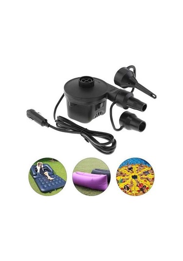 Ganzhoushop Taşınabilir Şişme Pompası Pompa Hava Emme Elektrikli Değiştirilebilir Dc Dc Çift Amaçlı Ab 220v 12v 12v / Gj Çok Renkli