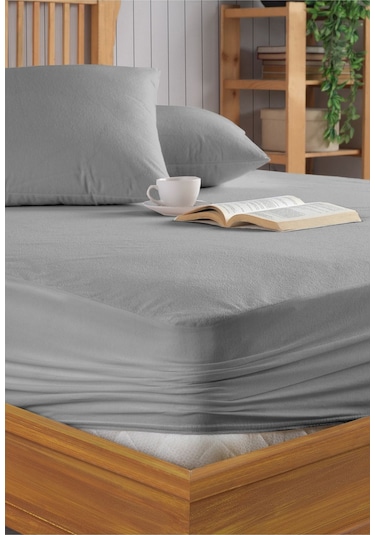 Formeya Set Gri Mikro Fitted Sıvı Geçirmez  TekKişilik  Alez ve 2 Adet Yastık Alezi