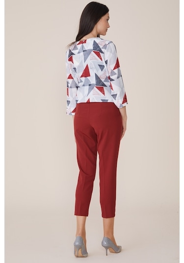 Soralline Kadın Kiremit Pantalon 1695 Kiremit