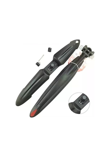 26 27.5 29 Jant Tak-Çıkar Ön-Arka Bisiklet Çamurluk Siyah