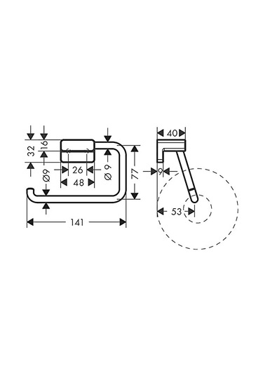 Tuvalet Kağıdı Tutacağı, Addstoris, Kapaksız Tuvalet Kağıdı Tutacağı, Fırçalanmış Bronz Siyah